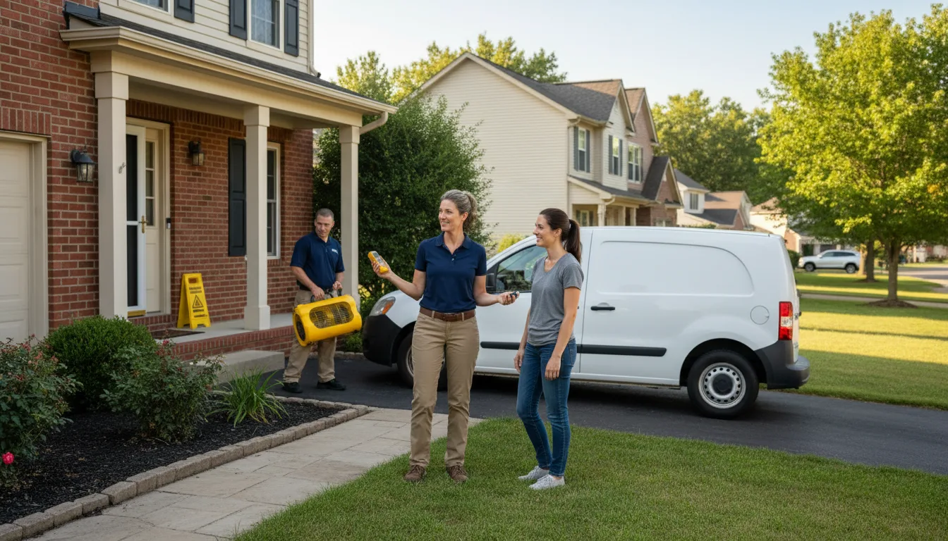 Water restoration image for Home Water Damage Repair in Anna, IL